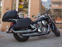 Alforja Rigida Coner Piel para Harley y Custom